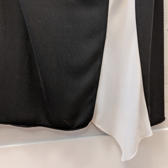 🔳 Jump Apparel Co. Women's Black & White Asymmetrical dress; Size: 9/10 - Picture 3 of 6